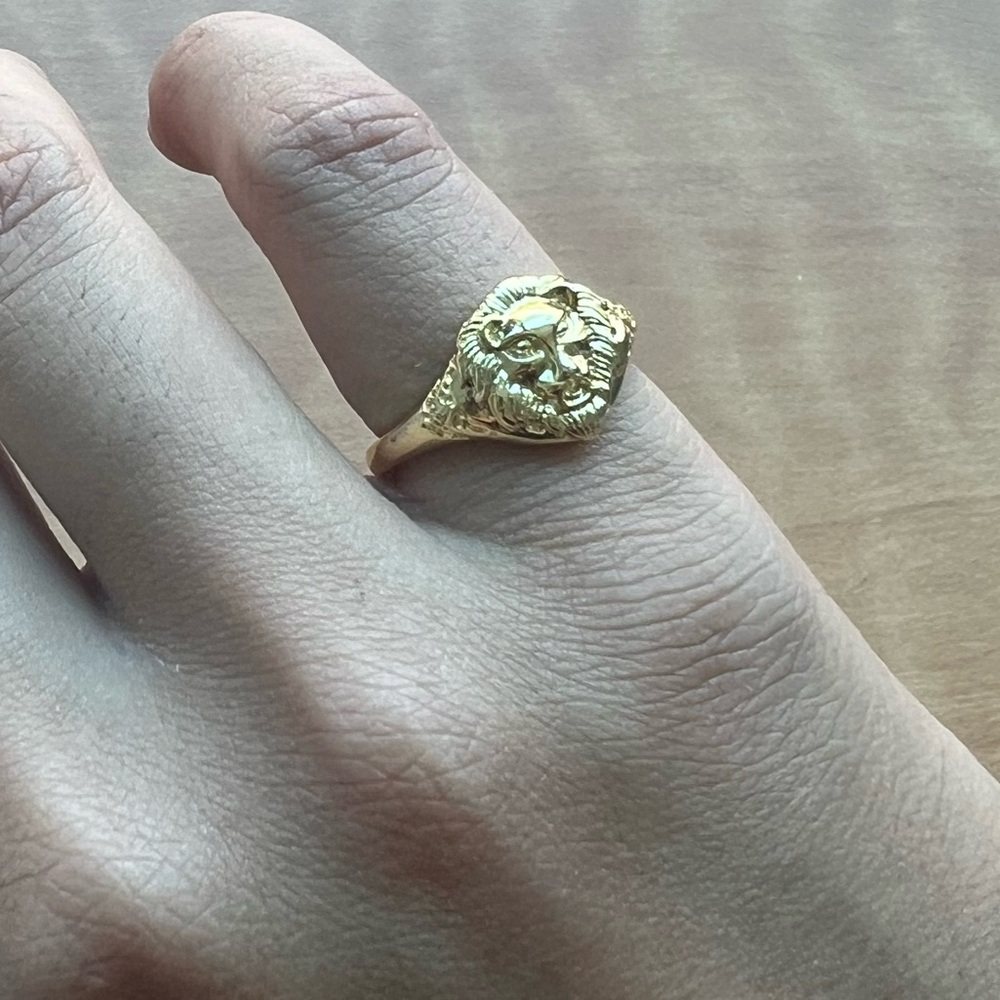 Pandora 925 ring with gold plating
